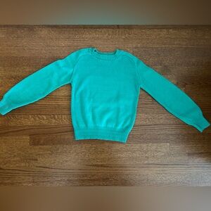 EUC Vintage 100% Cotton Wrangler Green Knit Sweater Small